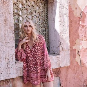 Spell Trade Delirium Smock Dress Medium